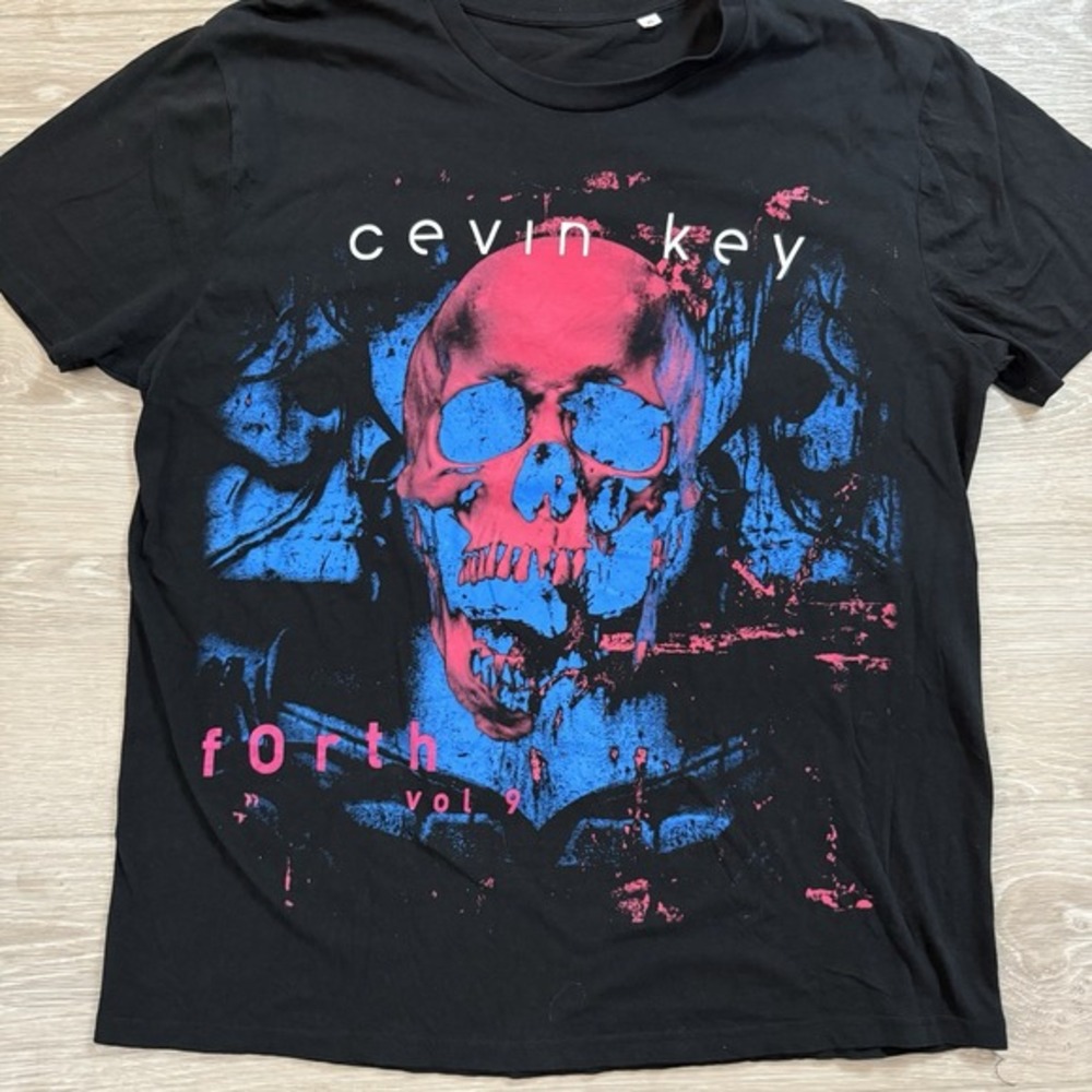 Cevin Key bRap and Fourth T Shirt Graphic Skull Punk Grunge‎ Music Size XL